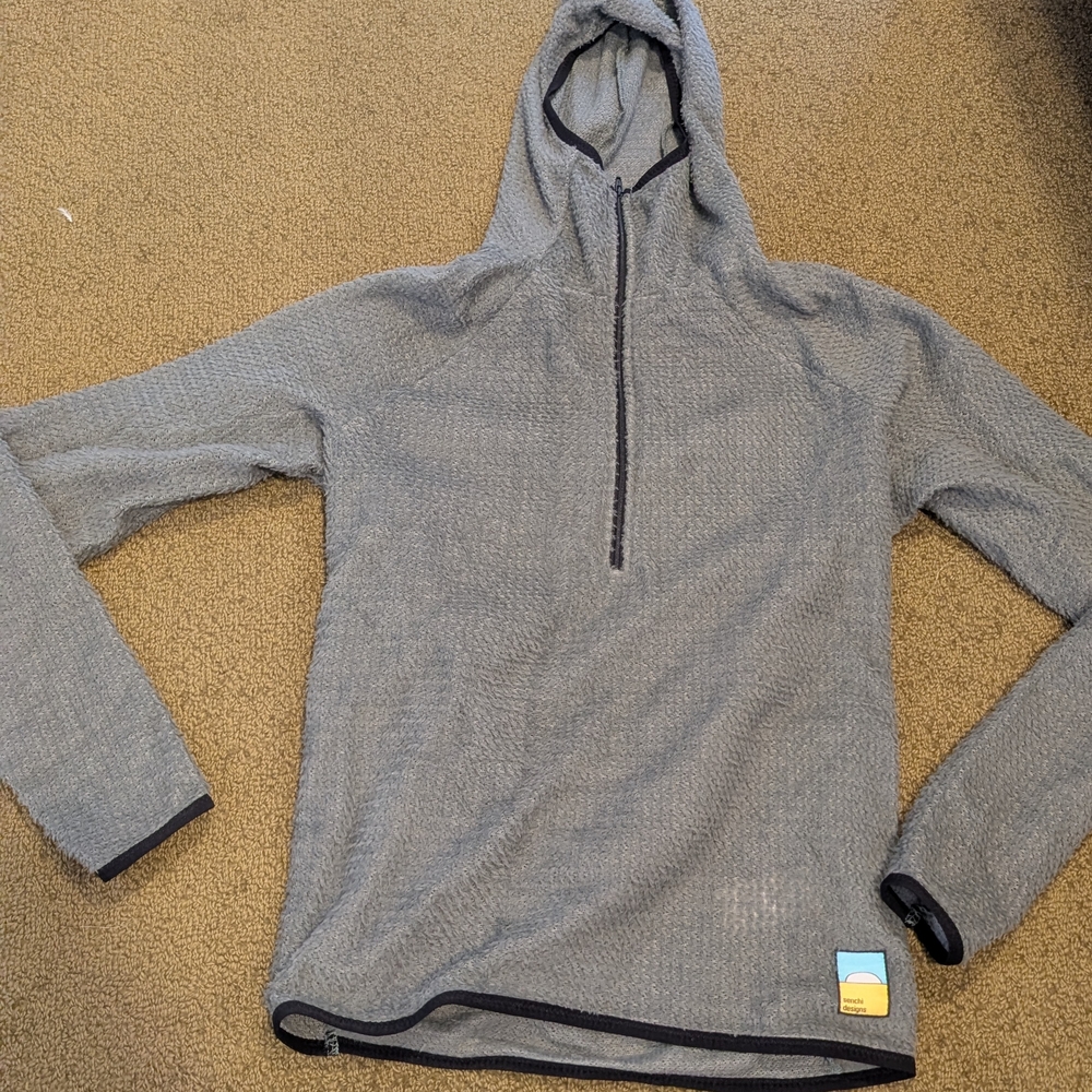Men's Gray Hooded Sweater